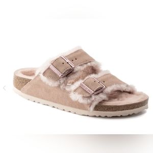 Birkenstock Shearling Arizona sandal